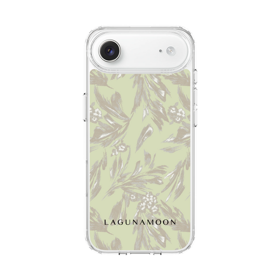 スリムプロテクションケース［ LAGUNAMOON - ボタニカルジャガード - White×Beige ］