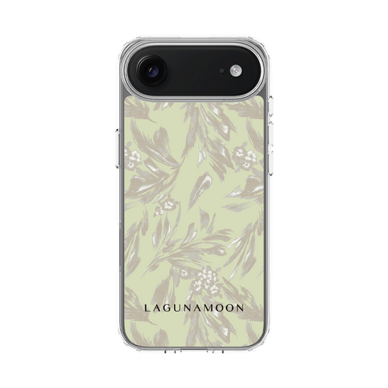 スリムプロテクションケース［ LAGUNAMOON - ボタニカルジャガード - White×Beige ］