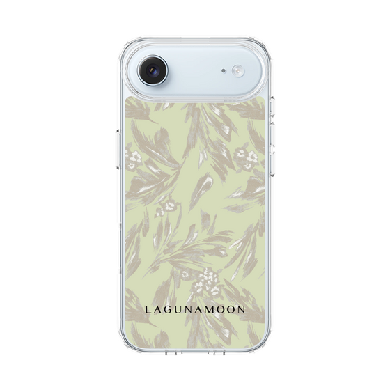 スリムプロテクションケース［ LAGUNAMOON - ボタニカルジャガード - White×Beige ］