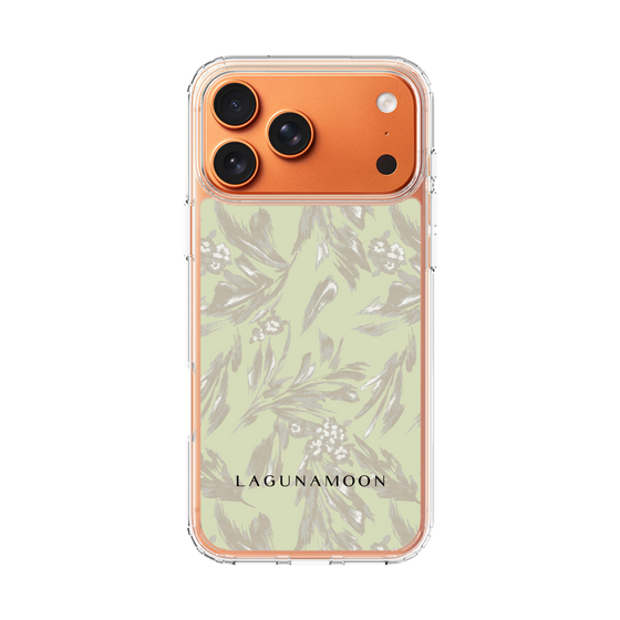 スリムプロテクションケース［ LAGUNAMOON - ボタニカルジャガード - White×Beige ］