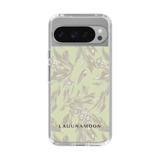 スリムプロテクションケース［ LAGUNAMOON - ボタニカルジャガード - White×Beige ］