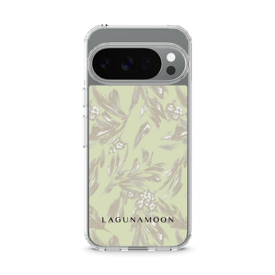 スリムプロテクションケース［ LAGUNAMOON - ボタニカルジャガード - White×Beige ］