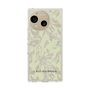 スリムプロテクションケース［ LAGUNAMOON - ボタニカルジャガード - White×Beige ］