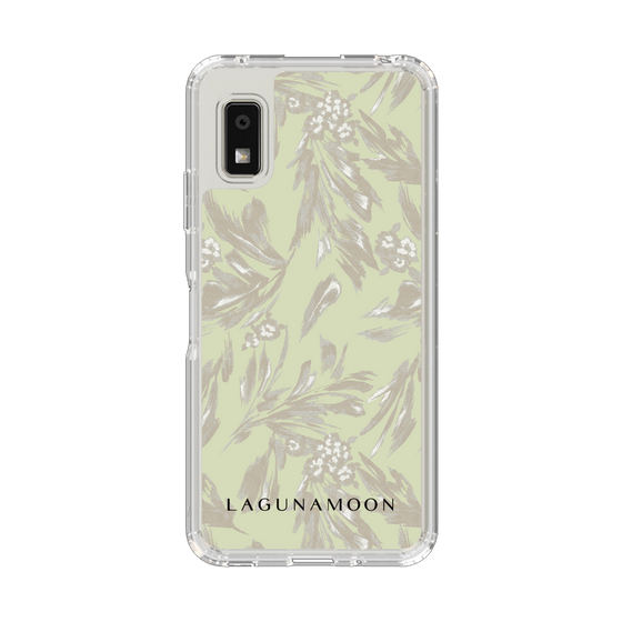 スリムプロテクションケース［ LAGUNAMOON - ボタニカルジャガード - White×Beige ］