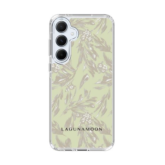 スリムプロテクションケース［ LAGUNAMOON - ボタニカルジャガード - White×Beige ］