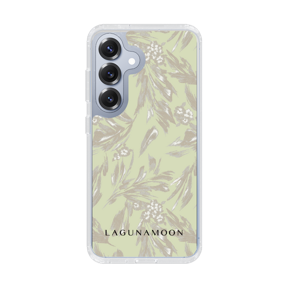 スリムプロテクションケース［ LAGUNAMOON - ボタニカルジャガード - White×Beige ］