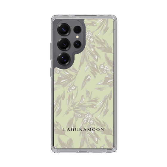 スリムプロテクションケース［ LAGUNAMOON - ボタニカルジャガード - White×Beige ］