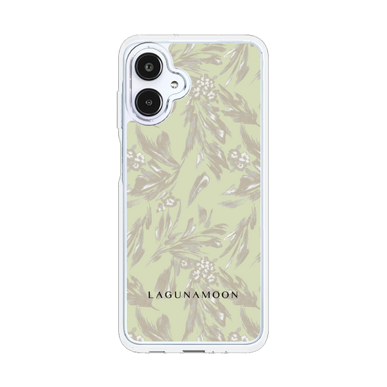 スリムプロテクションケース［ LAGUNAMOON - ボタニカルジャガード - White×Beige ］
