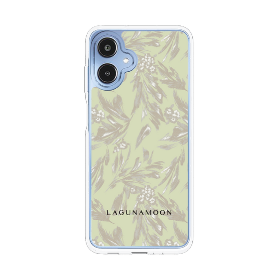 スリムプロテクションケース［ LAGUNAMOON - ボタニカルジャガード - White×Beige ］