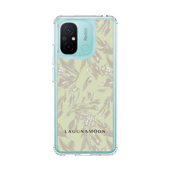 スリムプロテクションケース［ LAGUNAMOON - ボタニカルジャガード - White×Beige ］