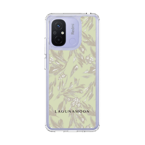 スリムプロテクションケース［ LAGUNAMOON - ボタニカルジャガード - White×Beige ］