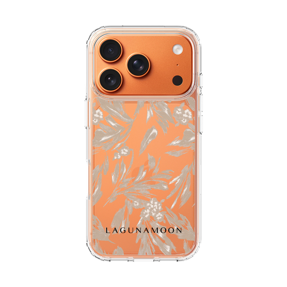 スリムプロテクションケース［ LAGUNAMOON - ボタニカルジャガード - Clear×Beige ］