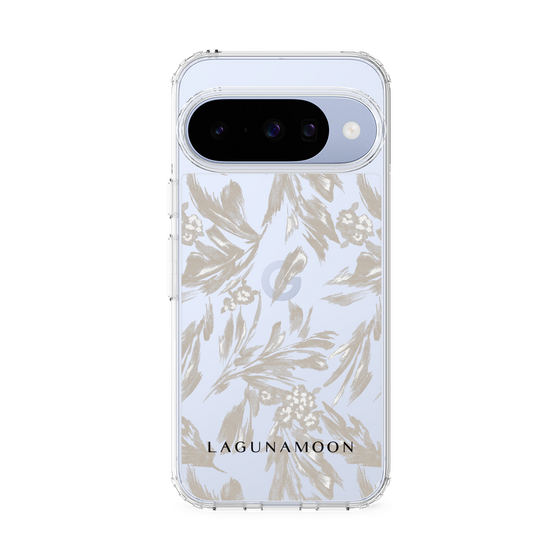スリムプロテクションケース［ LAGUNAMOON - ボタニカルジャガード - Clear×Beige ］