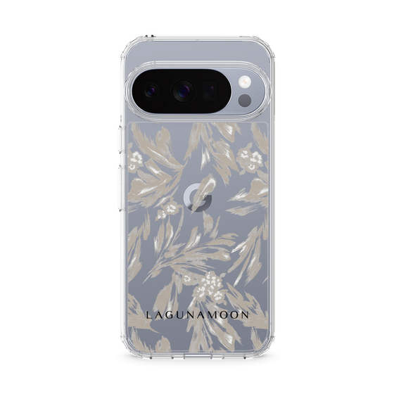 スリムプロテクションケース［ LAGUNAMOON - ボタニカルジャガード - Clear×Beige ］