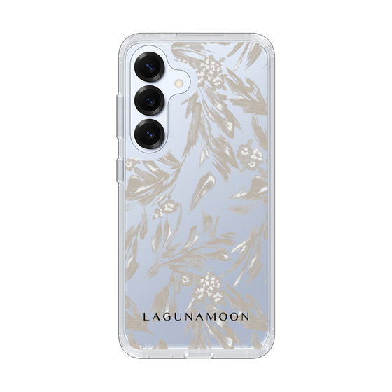 スリムプロテクションケース［ LAGUNAMOON - ボタニカルジャガード - Clear×Beige ］