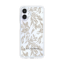 スリムプロテクションケース［ LAGUNAMOON - ボタニカルジャガード - Clear×Beige ］