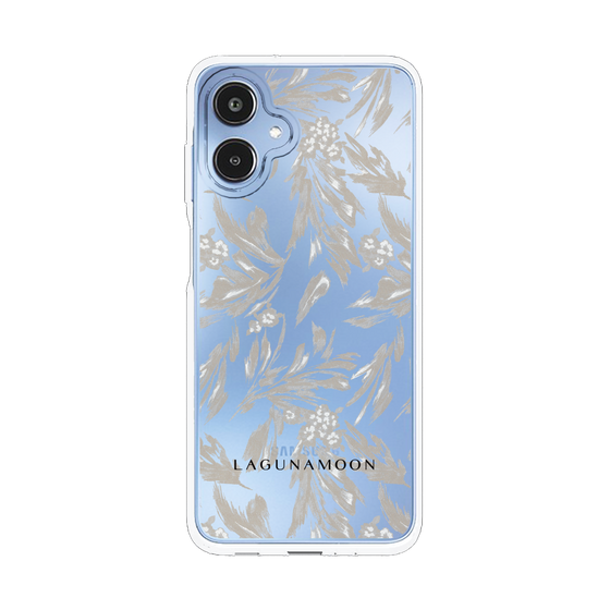 スリムプロテクションケース［ LAGUNAMOON - ボタニカルジャガード - Clear×Beige ］