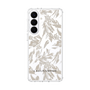 スリムプロテクションケース［ LAGUNAMOON - ボタニカルジャガード - Clear×Beige ］