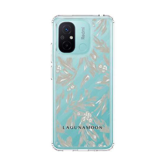 スリムプロテクションケース［ LAGUNAMOON - ボタニカルジャガード - Clear×Beige ］