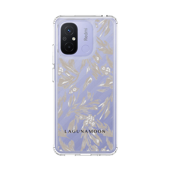 スリムプロテクションケース［ LAGUNAMOON - ボタニカルジャガード - Clear×Beige ］