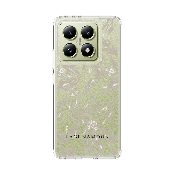 スリムプロテクションケース［ LAGUNAMOON - ボタニカルジャガード - Clear×Beige ］