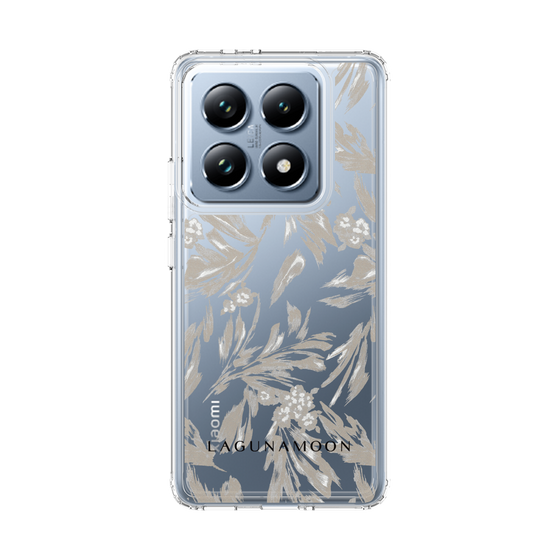 スリムプロテクションケース［ LAGUNAMOON - ボタニカルジャガード - Clear×Beige ］
