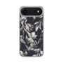 スリムプロテクションケース［ LAGUNAMOON - ニュアンスフラワー - Navy ］