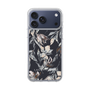 スリムプロテクションケース［ LAGUNAMOON - ニュアンスフラワー - Navy ］