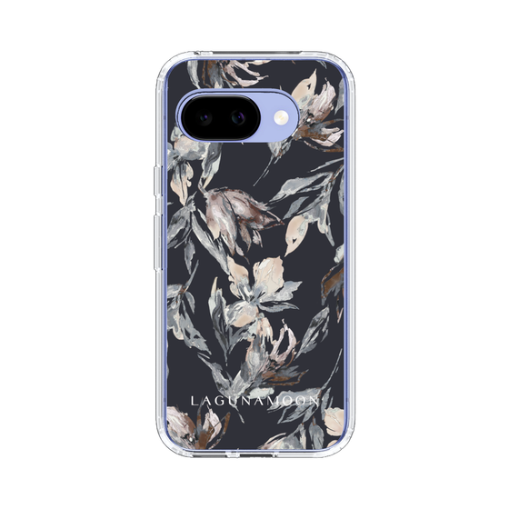 スリムプロテクションケース［ LAGUNAMOON - ニュアンスフラワー - Navy ］
