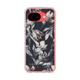 スリムプロテクションケース［ LAGUNAMOON - ニュアンスフラワー - Navy ］
