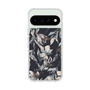 スリムプロテクションケース［ LAGUNAMOON - ニュアンスフラワー - Navy ］