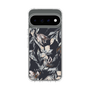 スリムプロテクションケース［ LAGUNAMOON - ニュアンスフラワー - Navy ］