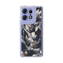 スリムプロテクションケース［ LAGUNAMOON - ニュアンスフラワー - Navy ］