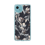 スリムプロテクションケース［ LAGUNAMOON - ニュアンスフラワー - Navy ］