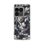 スリムプロテクションケース［ LAGUNAMOON - ニュアンスフラワー - Navy ］