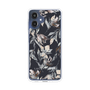 スリムプロテクションケース［ LAGUNAMOON - ニュアンスフラワー - Navy ］
