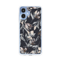 スリムプロテクションケース［ LAGUNAMOON - ニュアンスフラワー - Navy ］
