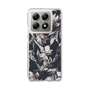 スリムプロテクションケース［ LAGUNAMOON - ニュアンスフラワー - Navy ］
