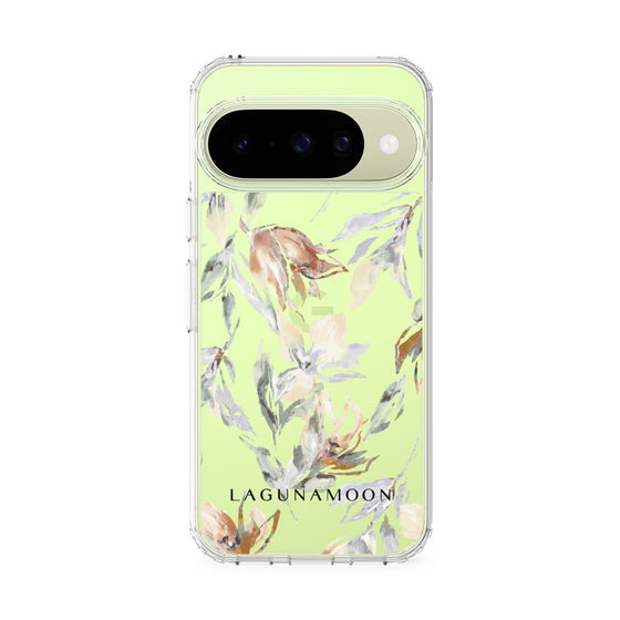 スリムプロテクションケース［ LAGUNAMOON - ニュアンスフラワー - Clear ］