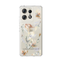 スリムプロテクションケース［ LAGUNAMOON - ニュアンスフラワー - Clear ］