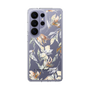 スリムプロテクションケース［ LAGUNAMOON - ニュアンスフラワー - Clear ］