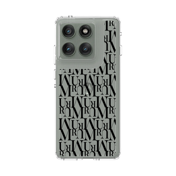 スリムプロテクションケース［ MURUA - モノグラム - Black ］