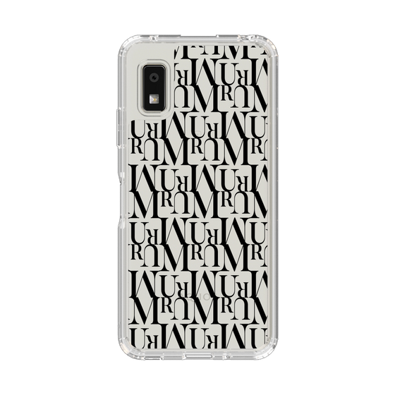 スリムプロテクションケース［ MURUA - モノグラム - Black ］