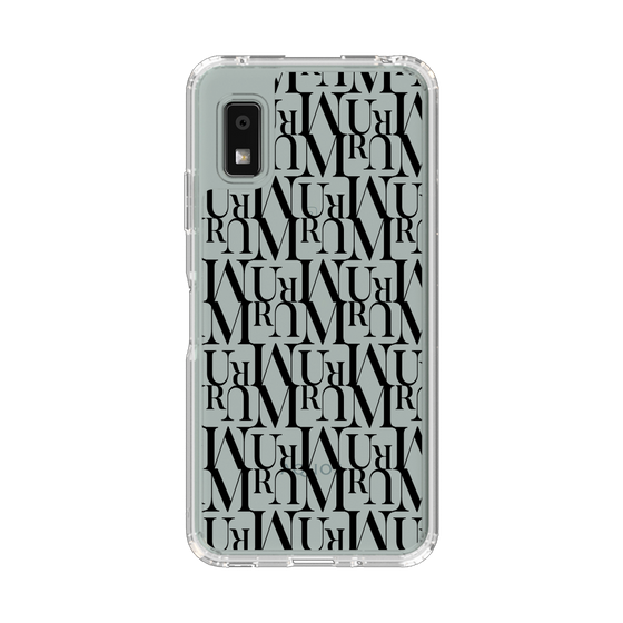 スリムプロテクションケース［ MURUA - モノグラム - Black ］