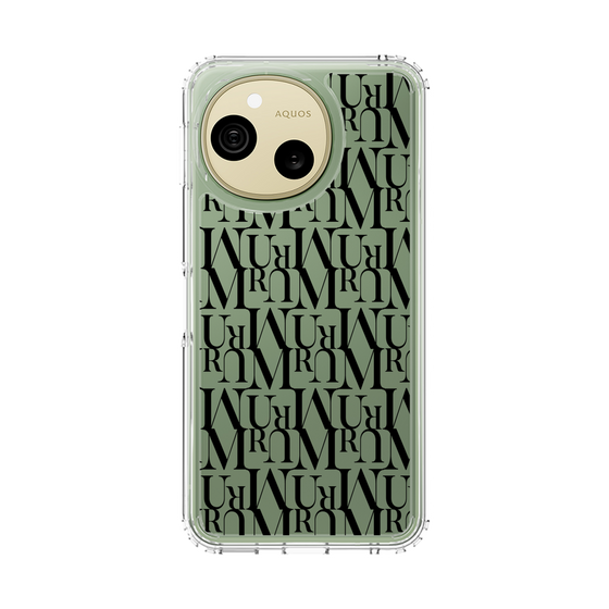 スリムプロテクションケース［ MURUA - モノグラム - Black ］