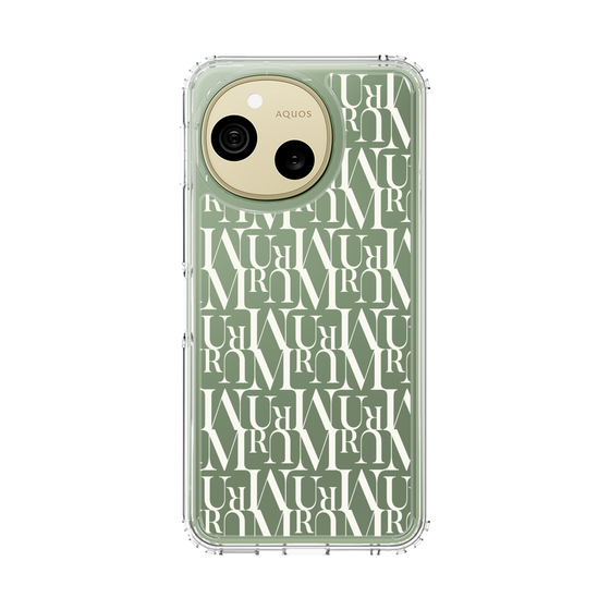 スリムプロテクションケース［ MURUA - モノグラム - White ］