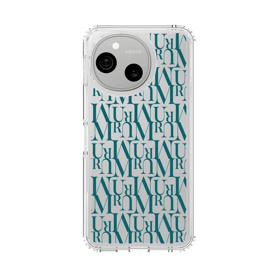 スリムプロテクションケース［ MURUA - モノグラム - Green ］