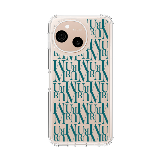 スリムプロテクションケース［ MURUA - モノグラム - Green ］