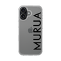 スリムプロテクションケース［ MURUA - ロゴ - Black ］