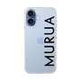 スリムプロテクションケース［ MURUA - ロゴ - Black ］